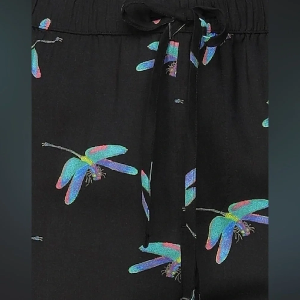 Obey Wavelength Pant Dragonfly NWT Large Elastic Waist Pockets Sustainable Tie - Picture 4 of 16